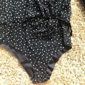 Zara Other - Zara blue star body suit size large Zara Other - Zara blue star body suit size large